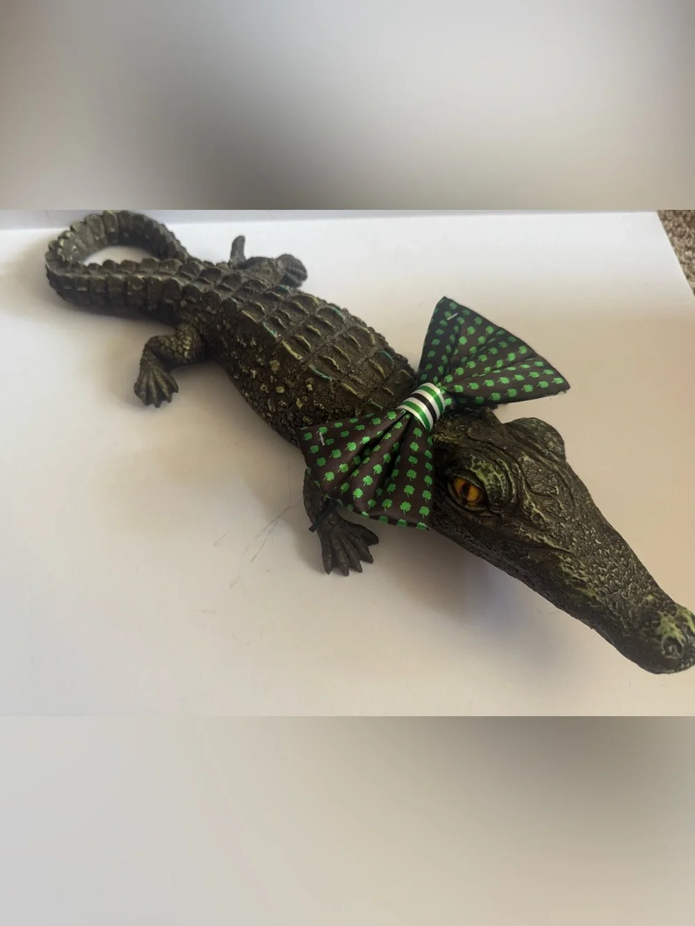 St Patrick's day themed dog collar